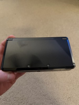 Nintendo 3DS Cosmo Black Handheld Console 128GB SD Card New Battery Working