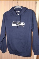 Seattle Seahawks NFL Team Apparel Navy Blue Hoodie Pullover Small NWOT