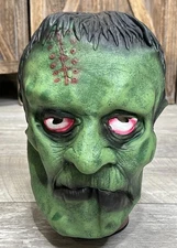 Vintage 2003 Frankenstein The Paper Magic Group Halloween Latex Rubber Mask
