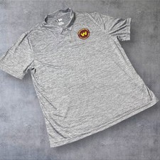 NEW Washington Football Team Polo Shirt Mens XXL Gray NFL Team Apparel