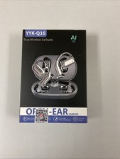 YVK-Q16 AI Real-Time Language Translation Open-Ear Earbuds, Black T5-15