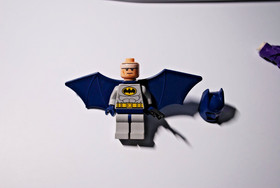 2012 LEGO BATMAN FROM SET 6858, MISSING JET PACK, EXCELLENT CONDITION