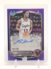 DONALD HAND JR. 2025-26 BOWMAN CHROME U 1ST AUTO PURPLE REFRACTOR /250 Q6992