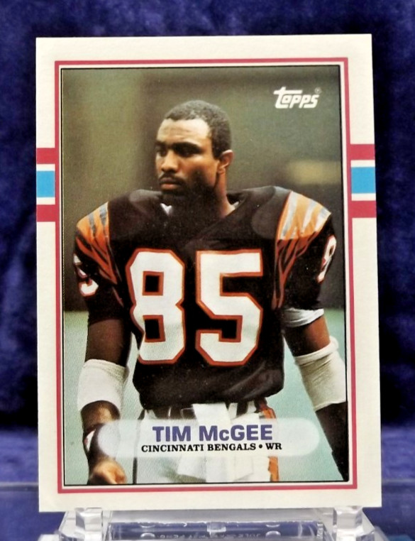1989 Topps #29 - Tim McGee - Cincinnati Bengals - Near Mint