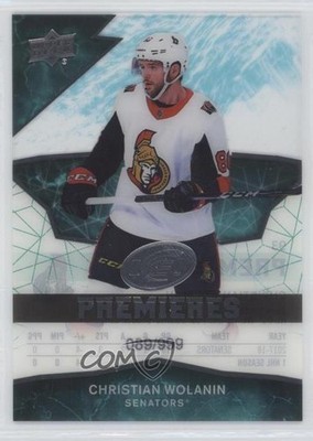 2018 Upper Deck Ice Premieres /999 Level 4 Christian Wolanin #93 Rookie RC 06ie