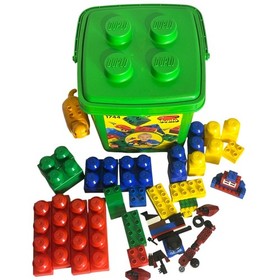 LEGO Large Block Containers #3036 #1744 #4103 Empty Bucket-Excellent-Lot of 3