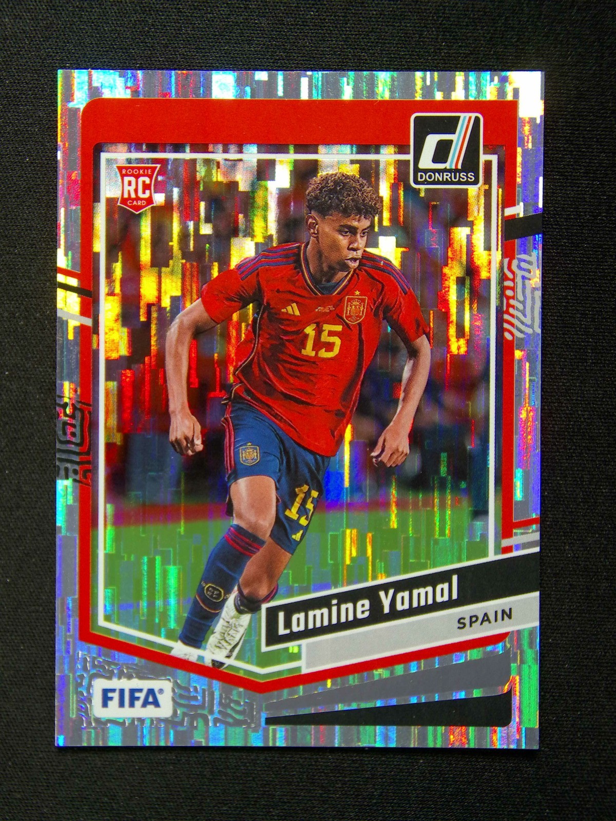 2023-24 Panini Donruss FIFA Lamine Yamal #54 RC Rookie Spain Silver #P5