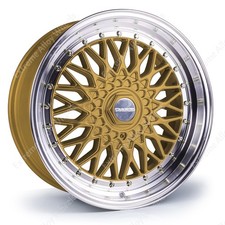 15" Gold DRRS Alloy Wheels Fits Honda Accord Civic Del Sol Integra Jazz 4x100