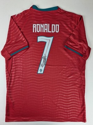 Cristiano Ronaldo CR7 jersey portugal Hand Signed FIFA World Cup