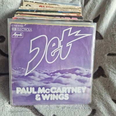 Single''Paul Mc Carthney & Wings..Jet/Let Me Roll It..Siehe Foto Sammelaufgab