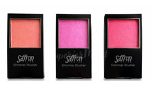 Image of Shimmer Blusher Palette with Brush 5.8g By Saffron London