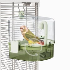 Automatic Bird Bath for Cage   Indoor Shower with Pump for Parakeets Budgies