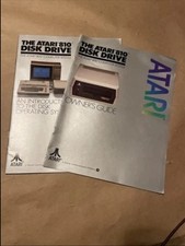 Vintage Atari 810 Disk Drive Owner's Introduction To Operating System Guides