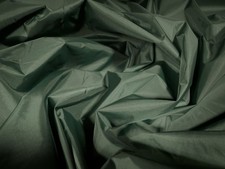 Lightweight Woven Nylon Fabric, Per Metre - Plain - Bottle Green