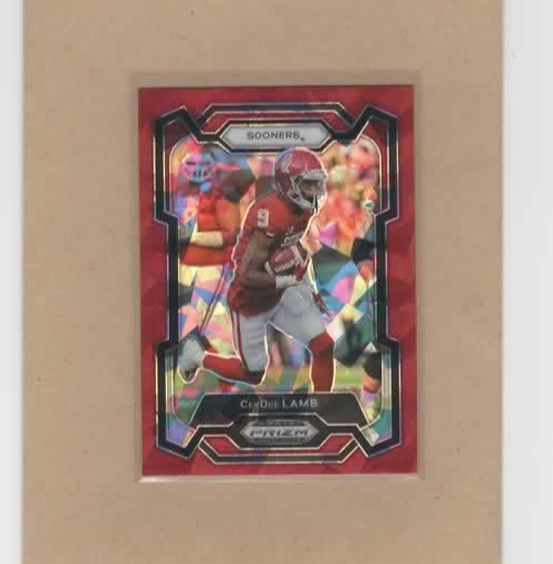 2024 Panini Prizm Draft Picks - CeeDee Lamb #30 Red Ice Prizm Oklahoma