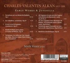MARK VINER ALKAN: EARLY WORKS & JUVENILIA NEW CD