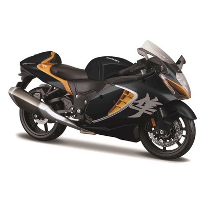Maisto Maßstab 1:12 Sonderpaket Suzuki Hayabusa 2022 schwarz Diecast Modellauto, 