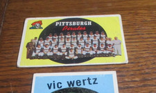 1959 Topps Pittsburgh Pirates TEAM #528  baseball card - 7th Series CheckList