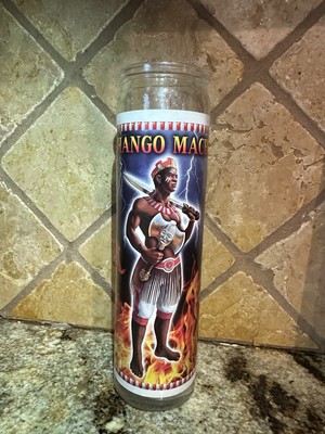 Chango Macho Candle Prepared with prayer Shango Ochun Orisha Loa