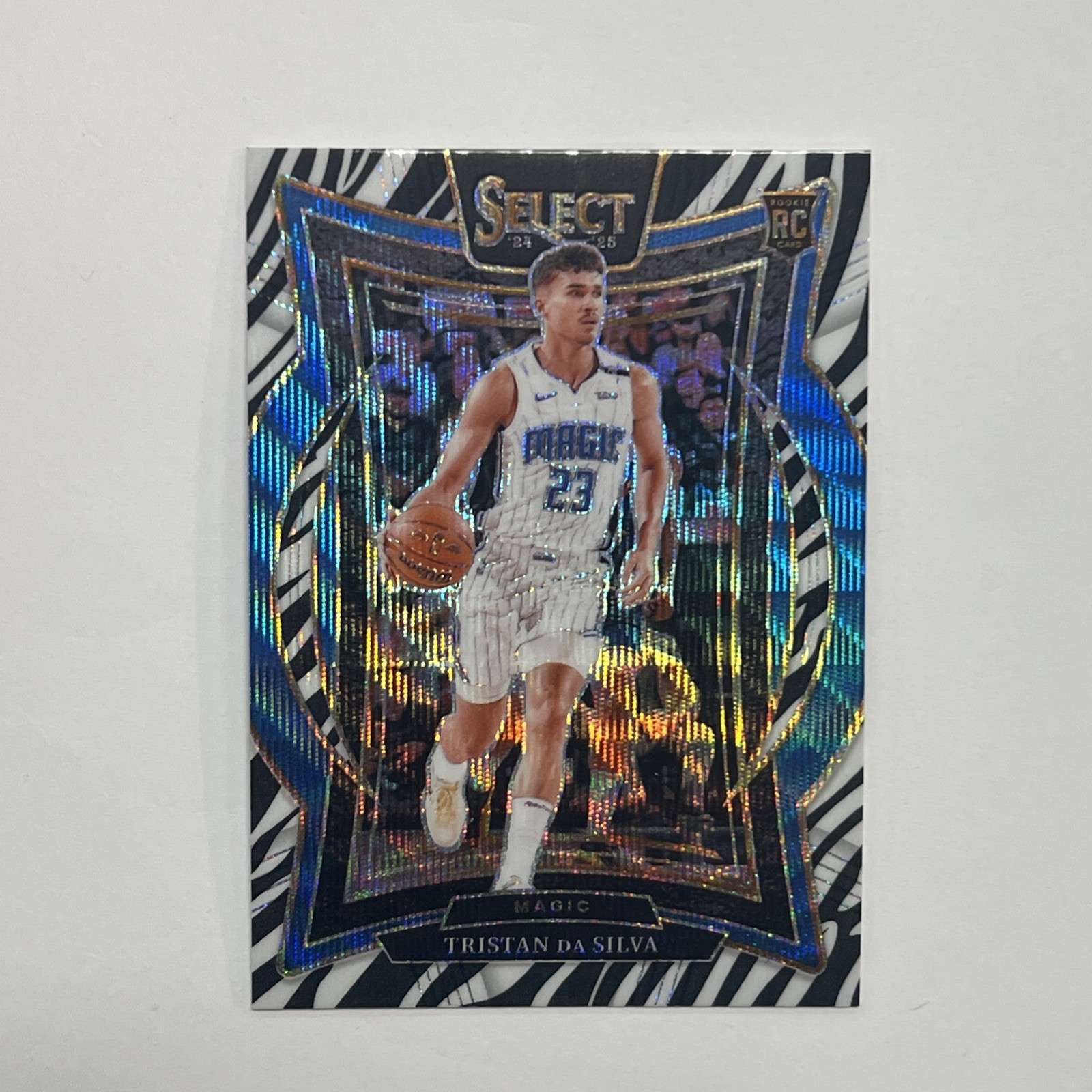 Tristan Da Silva 2024-25 Select Base #83 Concourse RC Zebra Prizm SSP Magic KG
