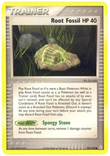 Root Fossil - 93/110 - Common NM EX Holon Phantoms