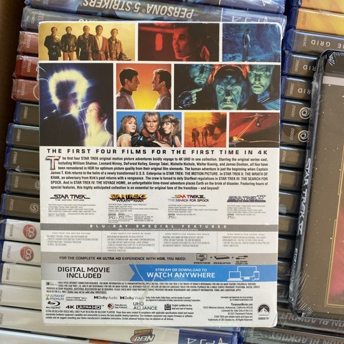 Star Trek New 4K UHD Blu-ray 5 MOVIE COLLECTION BRAND NEW SEALED - Picture 2 of 7