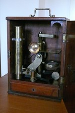 Mikroskop, Antikes Mikroskop, H. Steward London, Microscope, Steward