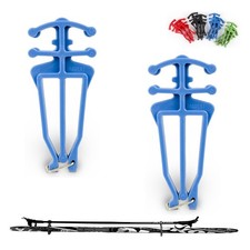 1 Pair Cross Country Ski Pole Holder Universal Nordic Carrier Strap Blue
