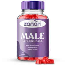 Zanari Gummies for Men, Advanced Zanari Male Gummy Natural Blend Reviews 60ct