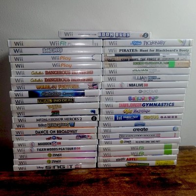 Nintendo Wii Game ~ Complete With Manuals ~ Tested And Working ~ You Pick!