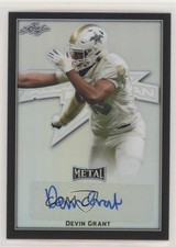 2020 Leaf Metal US Army All-American Bowl Black 5/7 Devin Grant #BA-DG1 Auto nd3