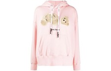 Palm Angels Bear Over Hoodie Pink/Brown