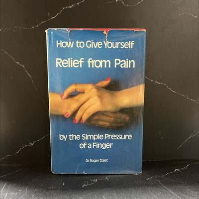 #ad how to give yourself relief from pain by the simple pressure of a finger book $35.00