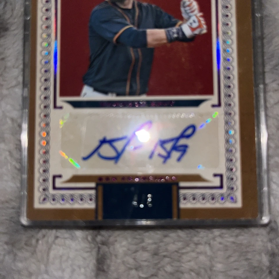 2016 Panini Prime Cuts Base VI Auto голографический красный /5 ремень Brandon No192 с автографом - Изображение 3 из 4