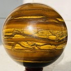 Natural tiger's eye ball quartz crystals sphere gem reiki healing 1480g — photo 2