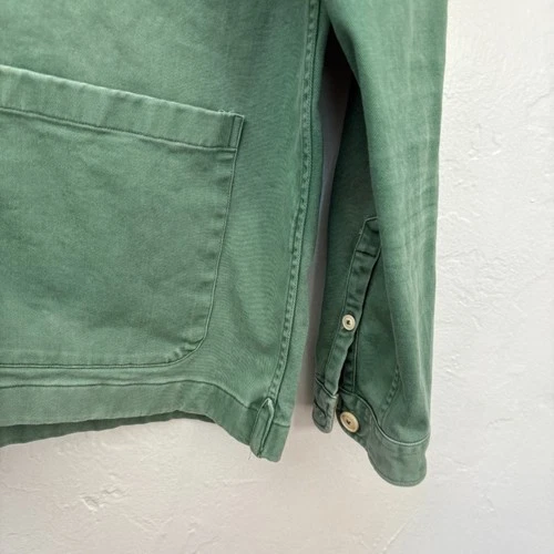 Brooklyn Tailors + Willys Detroit Chore Coat Men Size Medium Green Fits Small image 7