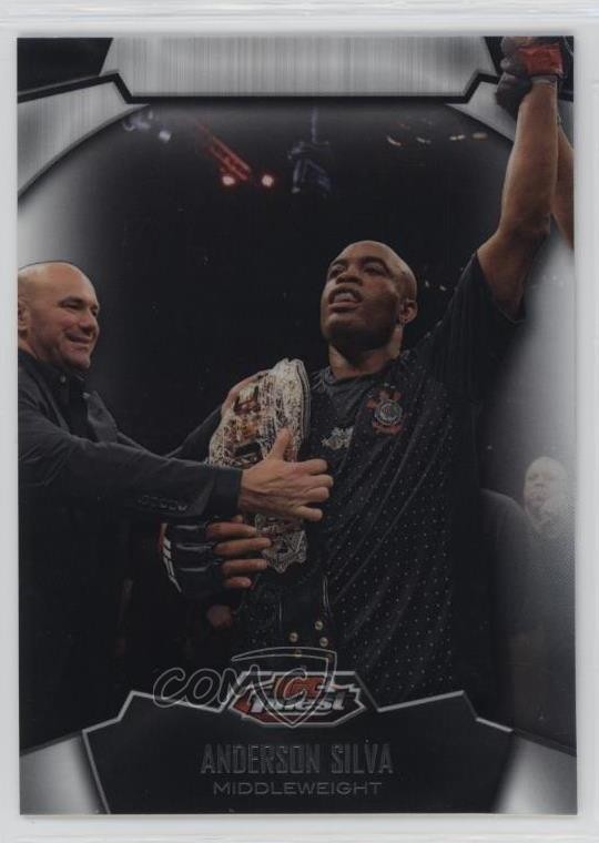 2012 Topps Finest UFC Refractor Anderson Silva #1 04qw