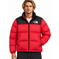 The North Face 1996 Retro Nuptse 700 Down Jacket Red Black Men’s Large EUC