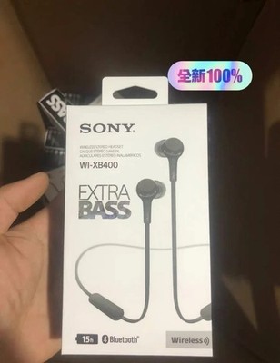 Sony WI-XB400 Wireless In-Ear Extra Bass Headphones With Mic for