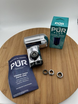 PUR Filtration PLUS Faucet Mount Water Purifier Filter System PFM400H Chrome