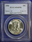 1956 FRANKLIN HALF DOLLAR PCGS MS64FBL (2632555)
