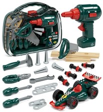 Lehoo Castle Kids Tool Set with Electric Drill  Take Apart Standard, Green