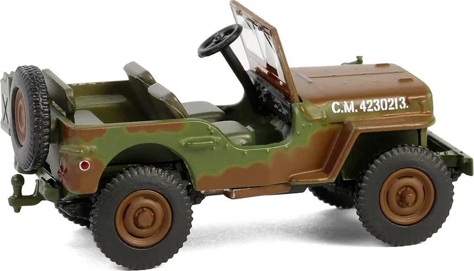 1942 Willys Jeep MB 1st Canadian Tank Brigade Three Rivers Regiment England 1/64 - Image 2 of 4