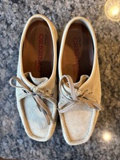Clarks Originals Wallabee Beige Suede Moccasin Shoes