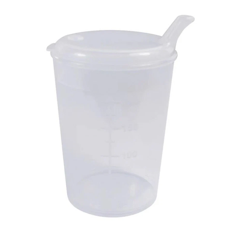 Medi-Inn Schnabelbecher Schnabeltasse 250 ml Set 5 Unterteile + 10 Deckel - Bild 4 von 4