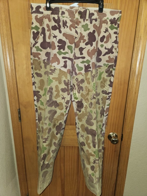 Vintage Bob Allen Ducks Unlimited Maynard Reece Duck Camo Pants Mens 38x31