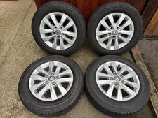 Set VW Transporter T5 T5.1 T6 16” Clayton Alloy Wheels ~ 7E0601025N