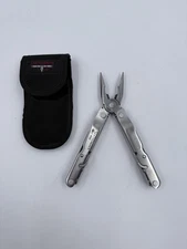 Leatherman Supertool 200 Multitool Pliers Stainless  w/case Clean!!
