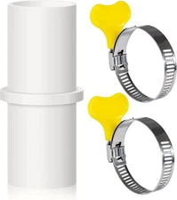 Washing Machine Drain Hose Connector, Washer Drain Hose Extension Adapter with 2