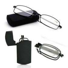 2 x Folding Reading Glasses Small Portable Reader Men/Women Universal